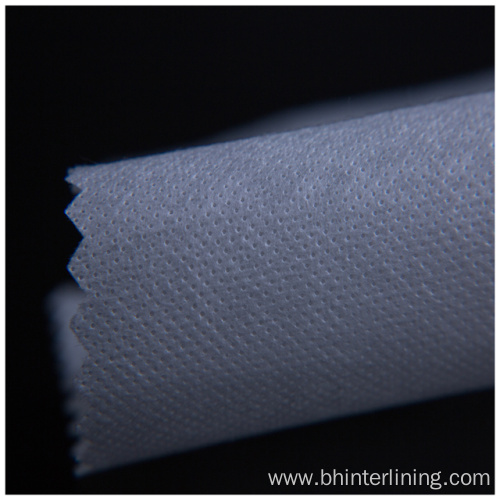 100% polyester PA/PES coating fusible paper interlining